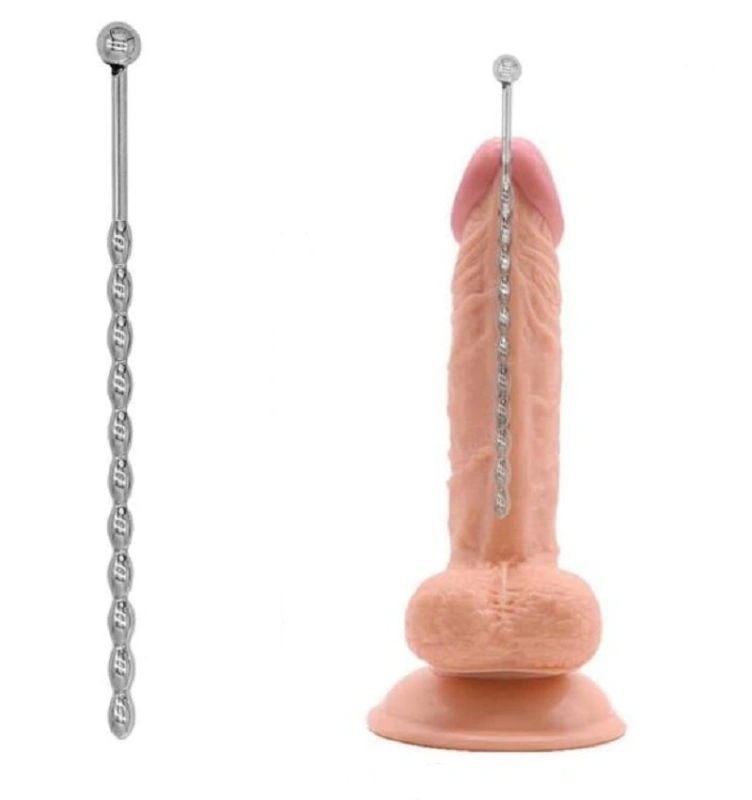 FST Stainless Steel Urethral Sounds Dilators Multi Beads Penis Plug Adult Sex Toys for Male Masturbation