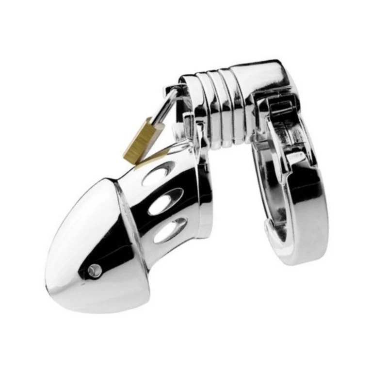 FST Chastity Cage Hollowed Out Chastity Devices Can Long Time Wear Penis Cage with Lock and Key for SM Play Chastity Lock Adult Sex Toys for Male