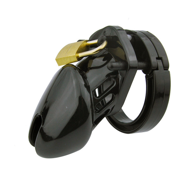 Male Chastity Device Hypoallergenic Plastic Cock Cage Penis Ring Virginity Lock Chastity Belt Adult Game Sex Toy