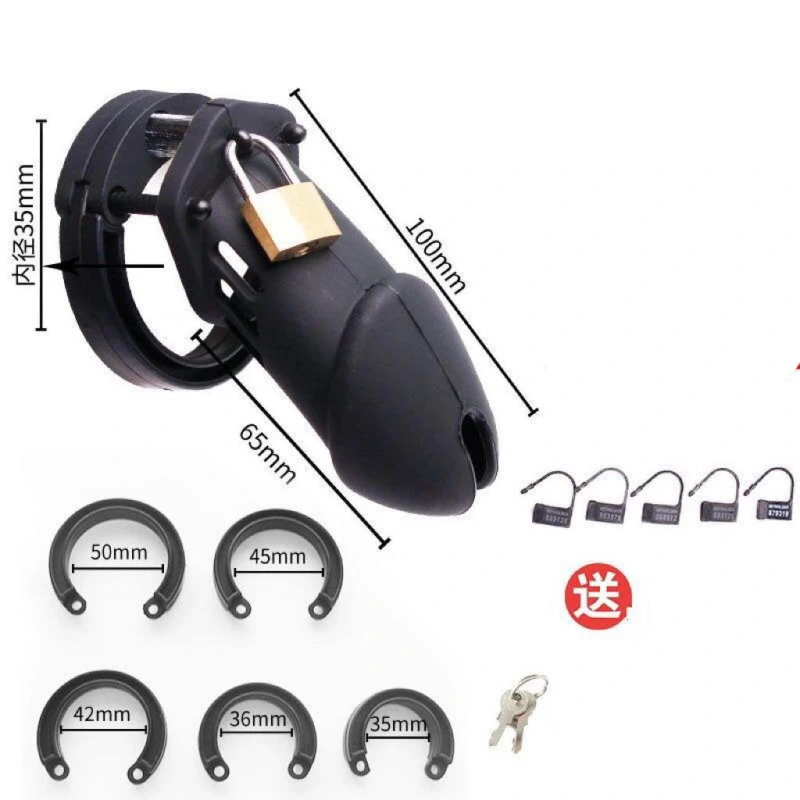 Silicone Chastity Cage for Men Sissy Cock Cage Lock Male Small Penis Cage for Adult Sexual BDSM Chastity Device Toys for Couples