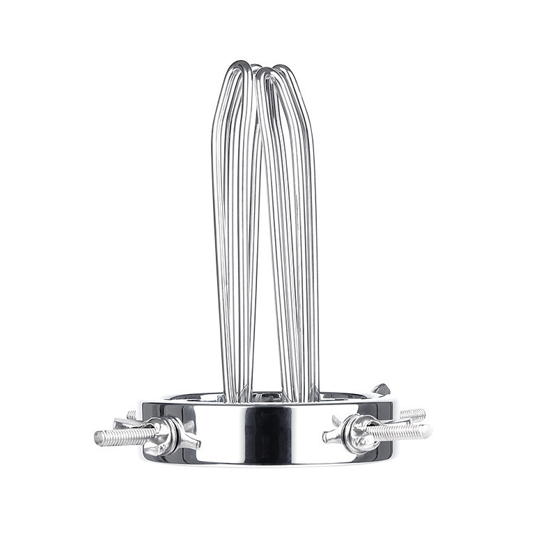 Adjustable Anal Plug Expander Anus Butt Plug Sex Toys, Silver, 1.0 Count
