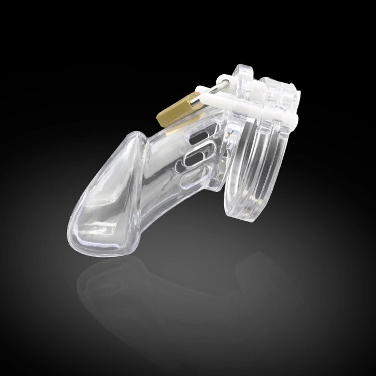 Male Chastity Device Hypoallergenic Plastic Cock Cage Penis Ring Virginity Lock Chastity Belt Adult Game Sex Toy