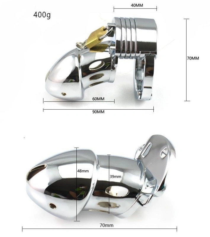FST Chastity Cage Hollowed Out Chastity Devices Can Long Time Wear Penis Cage with Lock and Key for SM Play Chastity Lock Adult Sex Toys for Male