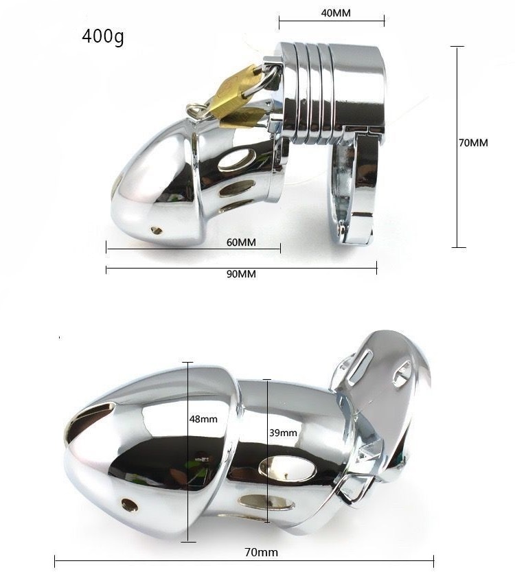 FST Chastity Cage Hollowed Out Chastity Devices Can Long Time Wear Penis Cage with Lock and Key for SM Play Chastity Lock Adult Sex Toys for Male