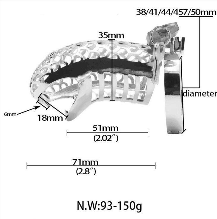 Male Chastity Lock Penis Lock Cage Cylinder Cll-Inclusive Alternative Bondage Wearing Sex Toys