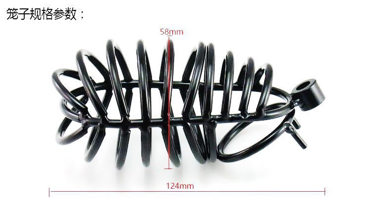 Stainless Steel Male Chastity Device Easy to Wear Male Virginity Lock Chastity Belt