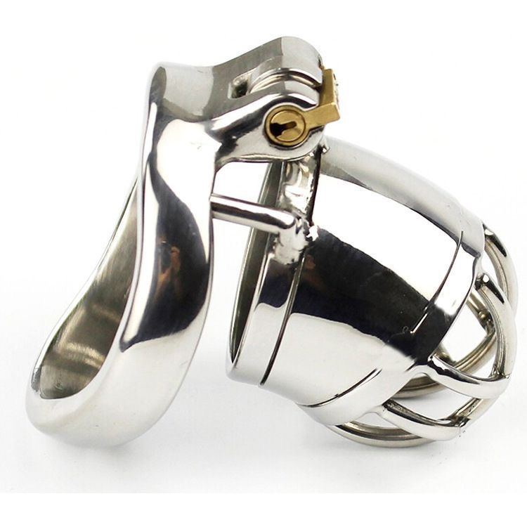 Stainless Steel Male Chastity Device with Silicone Urethral Sounds Catheter Spike Ring Sex Toys for Men Chastity Belt Penis Lock Cage