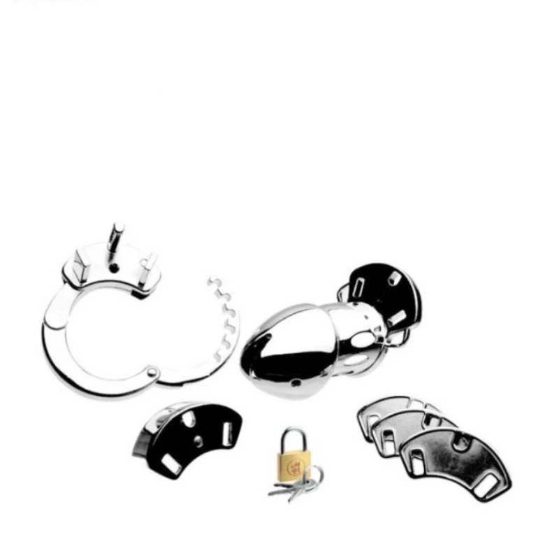 FST Chastity Cage Hollowed Out Chastity Devices Can Long Time Wear Penis Cage with Lock and Key for SM Play Chastity Lock Adult Sex Toys for Male