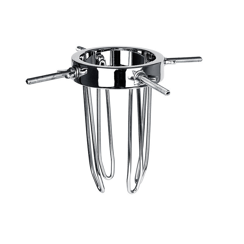 Adjustable Anal Plug Expander Anus Butt Plug Sex Toys, Silver, 1.0 Count