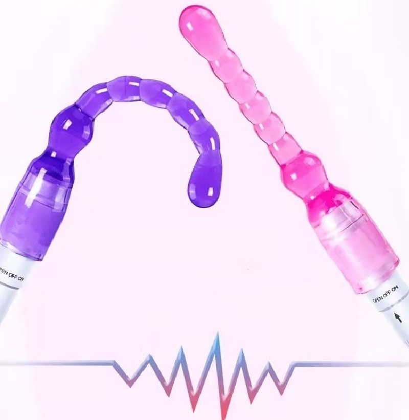 Anal Beads Butt Plug Adult Sex Toy, Sex Toys Clitoris G Spot Anal Stimulator with 10 Powerful Vibration