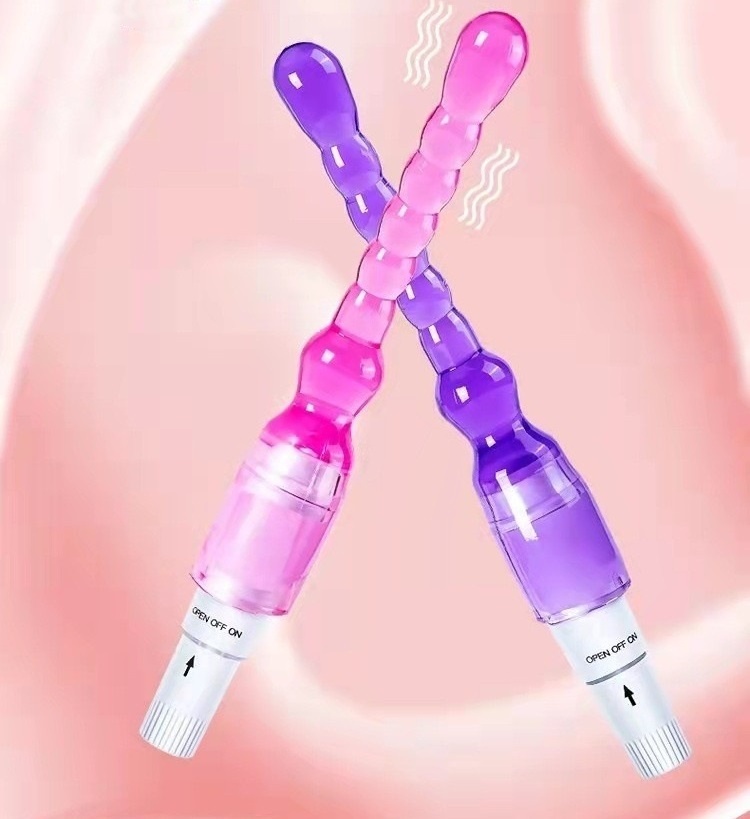 Anal Beads Butt Plug Adult Sex Toy, Sex Toys Clitoris G Spot Anal Stimulator with 10 Powerful Vibration