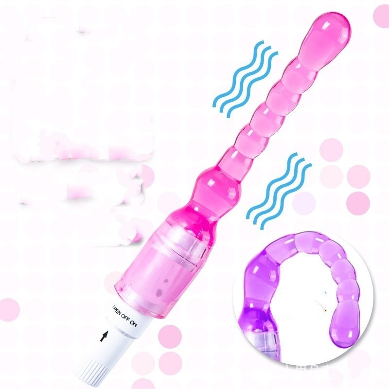 Anal Beads Butt Plug Adult Sex Toy, Sex Toys Clitoris G Spot Anal Stimulator with 10 Powerful Vibration