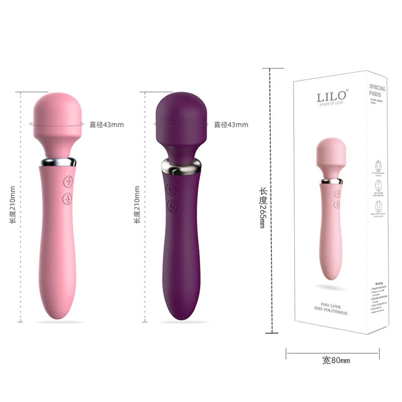 Ava Vibrator Wand [Sex Toys] Clit Stimulator Vibrators | Vibrator for Woman | Sex Toy | Gifts for Women | 20 Patterns & 8 Speeds of Pleasure | Quiet & Small | Adult Sex Toys