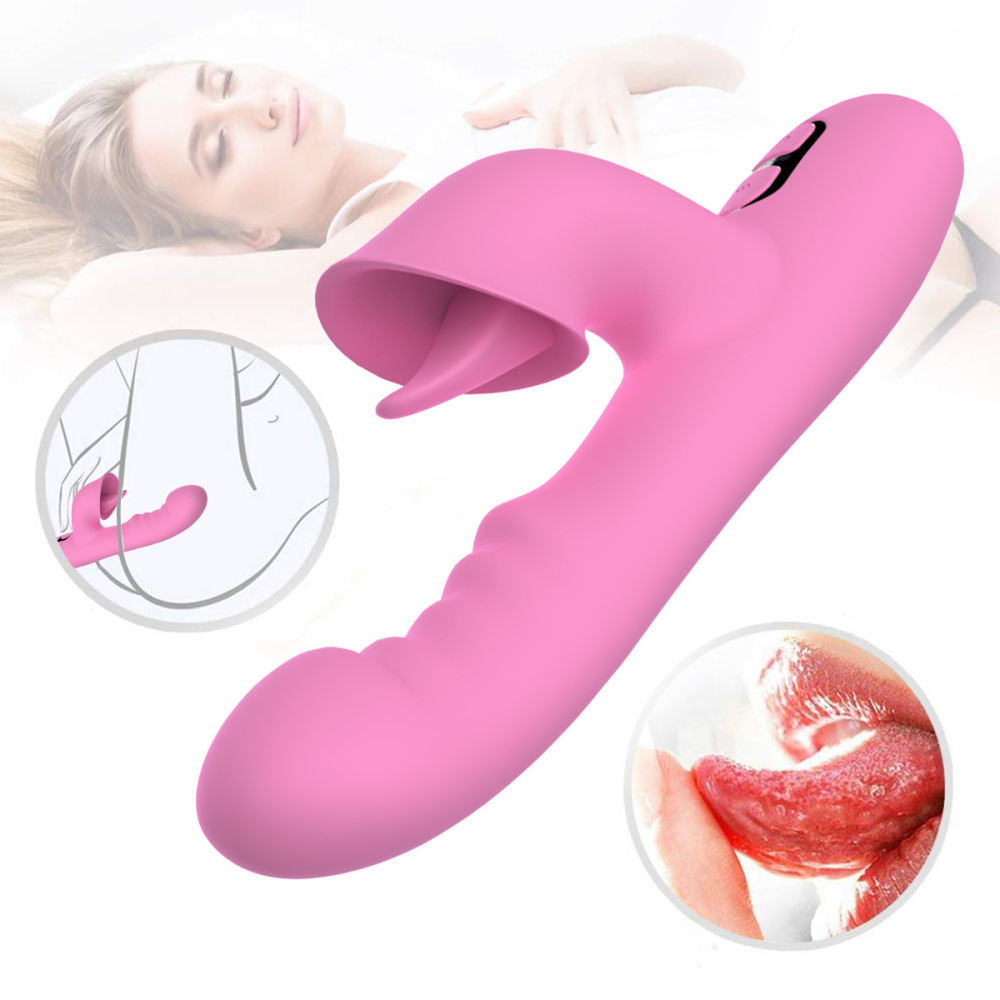 G Spot Rabbit Vibrator with Heating Function and Bunny Ears for Clitoris G-spot Stimulation