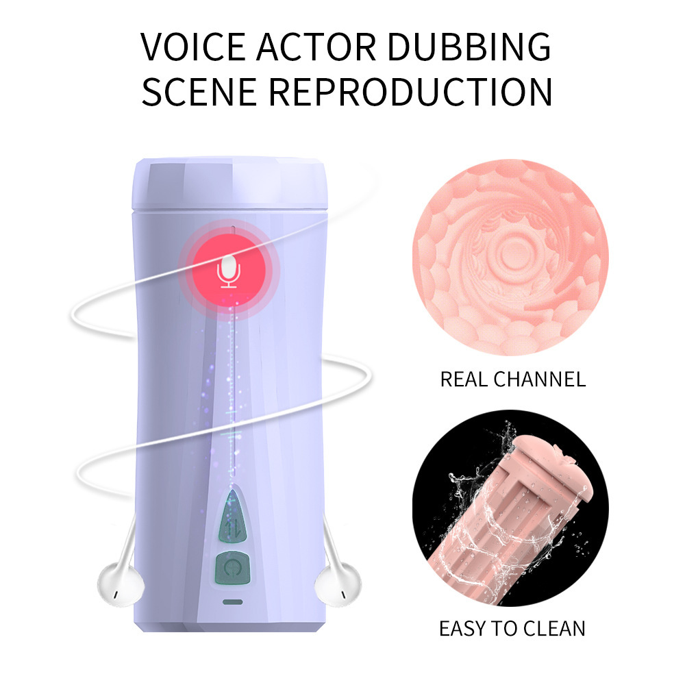 Automatic Male Masturbator Cup - Without Hands Masturbators Stroker with 10 Vibrating Modes Male Pleasure Blowjob Machine