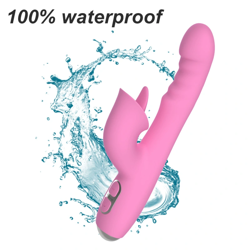 G Spot Rabbit Vibrator with Heating Function and Bunny Ears for Clitoris G-spot Stimulation