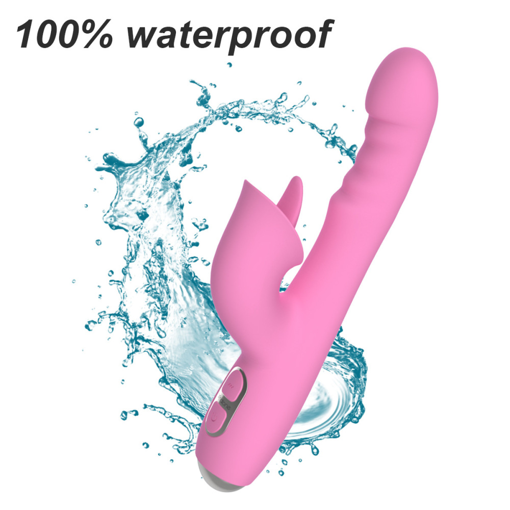 G Spot Rabbit Vibrator with Heating Function and Bunny Ears for Clitoris G-spot Stimulation