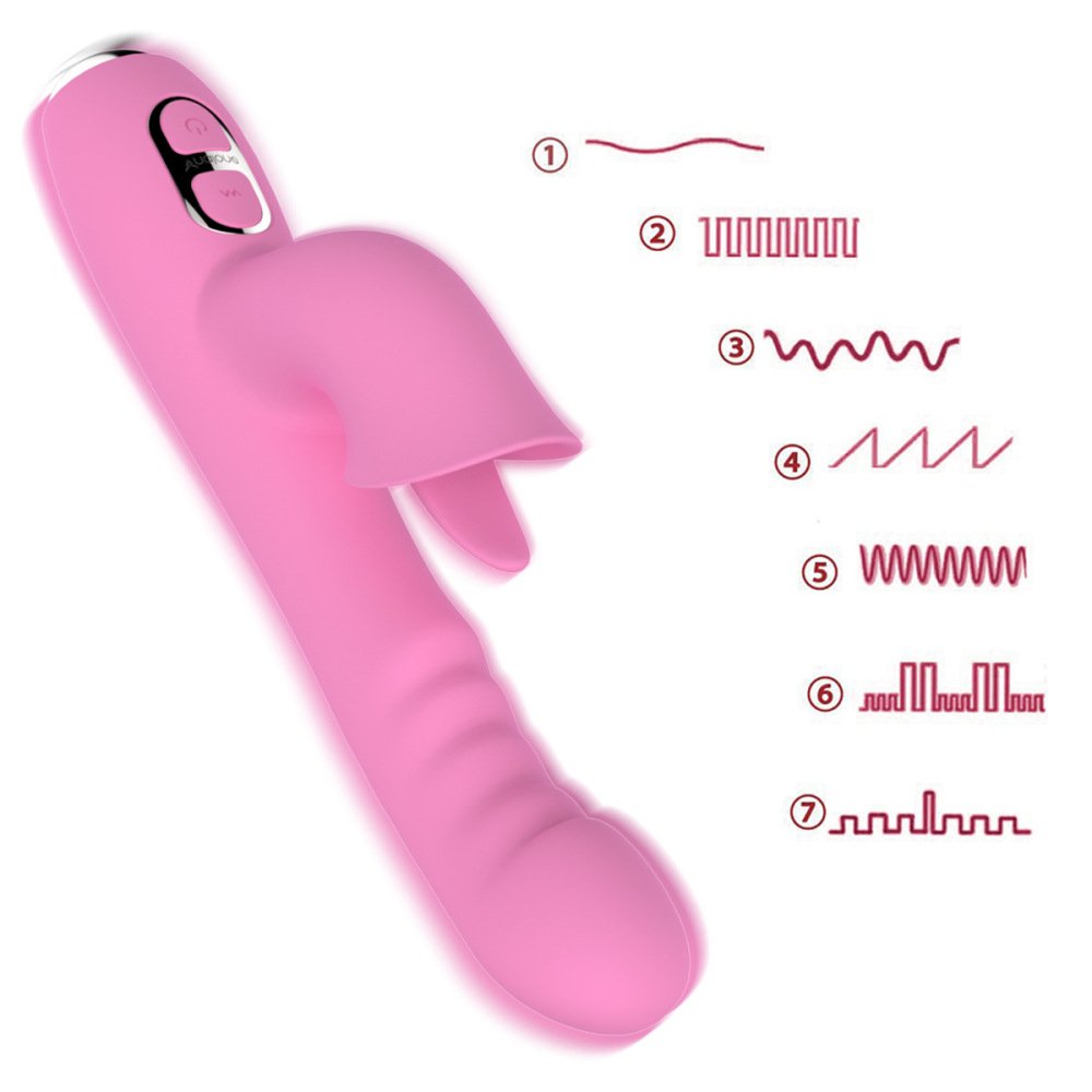 G Spot Rabbit Vibrator with Heating Function and Bunny Ears for Clitoris G-spot Stimulation