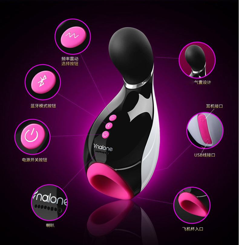 Male Masturbator  - Penis Pump Sex Toys for Men with 9 Sucking & 9 Vibrating, 3D Textured Sleeve Heating Mens Adult Toys Blowjob Male Vibrator Stroker