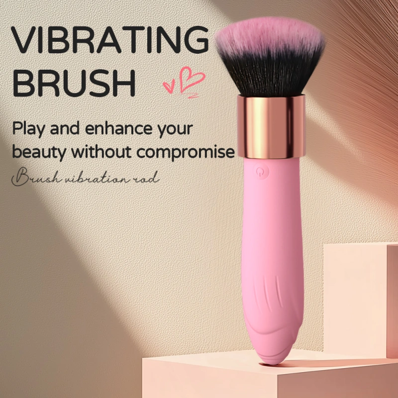 Night cherry vibrator soft brush adult sex product