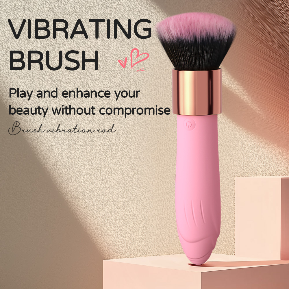 Night cherry vibrator soft brush adult sex product