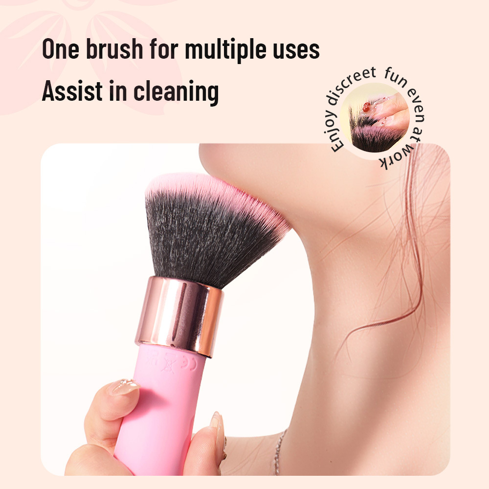 Night cherry vibrator soft brush adult sex product