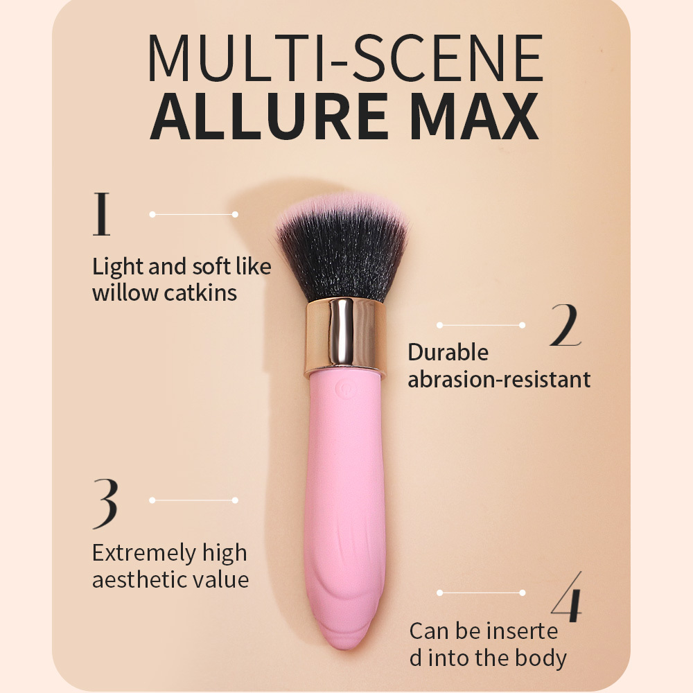 Night cherry vibrator soft brush adult sex product