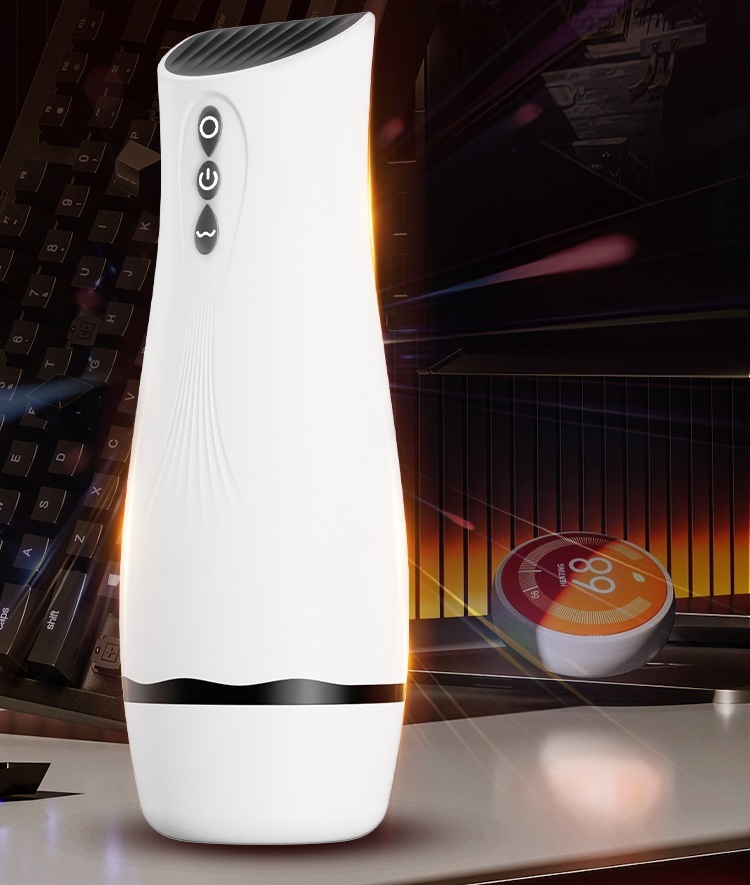Automatic Male Masturbator Cup with Sucking Comfortable Vibration, Internal 3D Realistic Textured Pocket Pussy