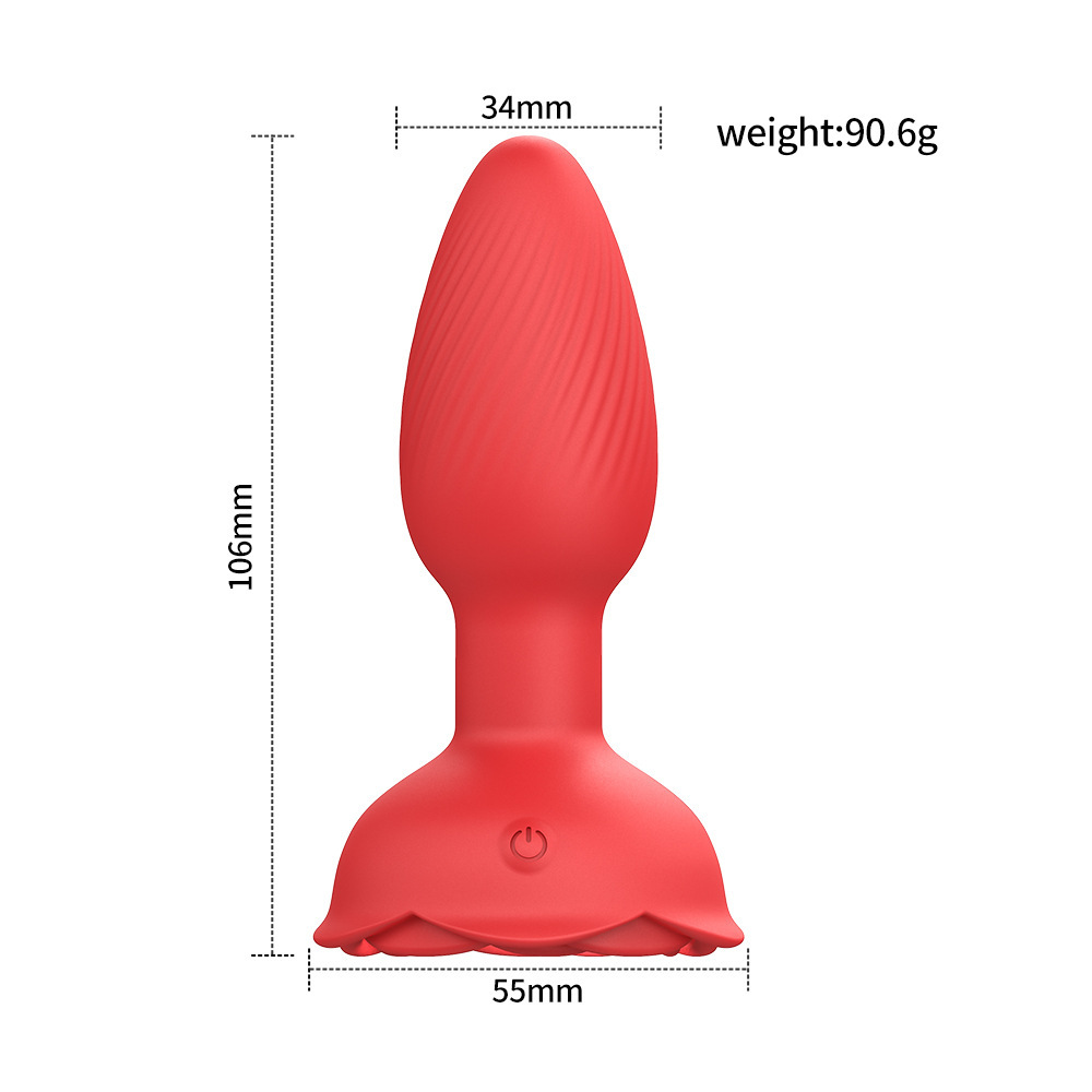 360°Rotation Monster Anal Vibrators Sex Toys for Women, Remote Control Vibrator with 10 Rotation/Vibration & LED Light Prostate Massager