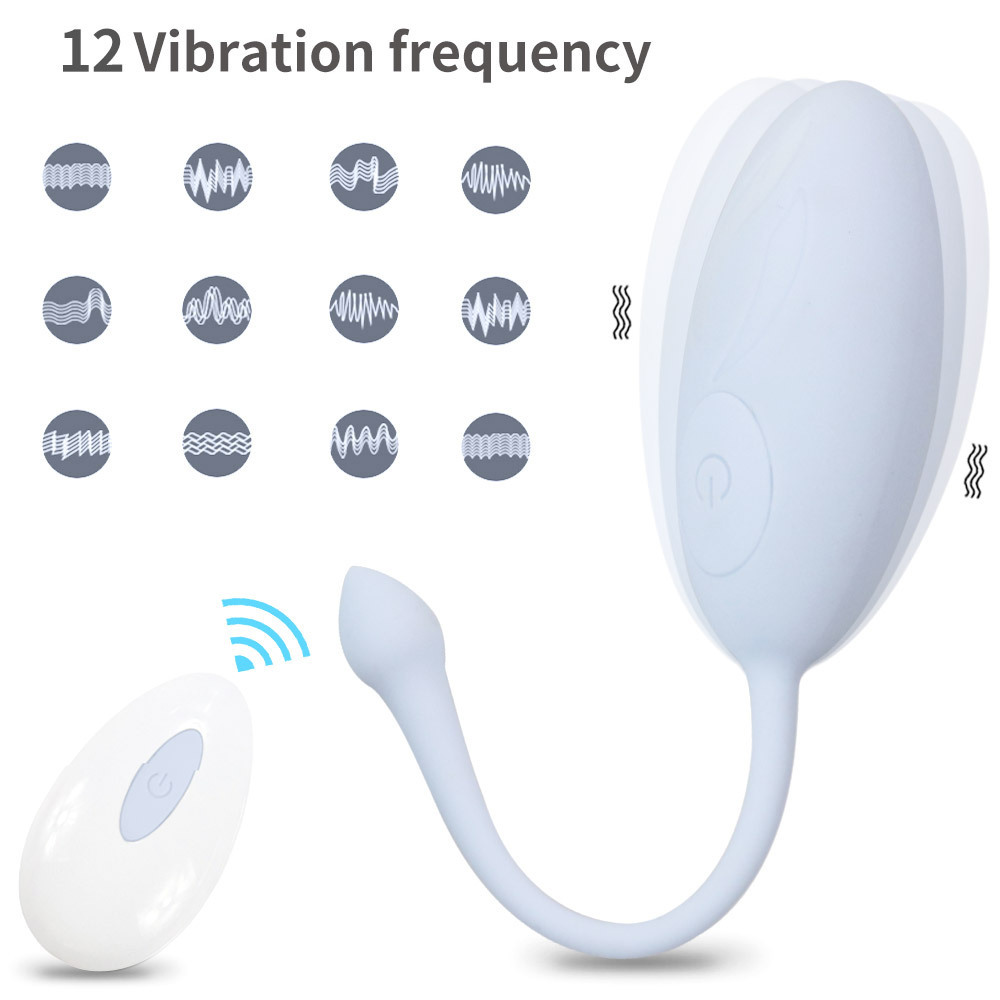 Silent Vibrating Remote Control Vibrator Silicagel Eggs Vibrators Sex Toys USB Rechargeable G Spot Vaginal Bullet Vibrators for Adults Jumping Egg