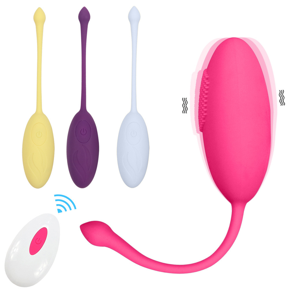 Silent Vibrating Remote Control Vibrator Silicagel Eggs Vibrators Sex Toys USB Rechargeable G Spot Vaginal Bullet Vibrators for Adults Jumping Egg