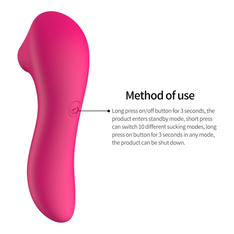 Adult sex toy Dildo suction vibrator -2-in-1 clitoral stimulator with 9 suction and vibration modes, suitable for female clitoris