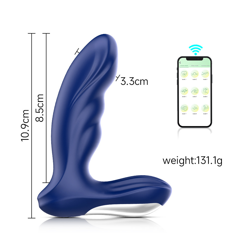 Bullet Dildo Massager Soft G-Spot Vibrator Anal Clit Sex Toy for Couples Women