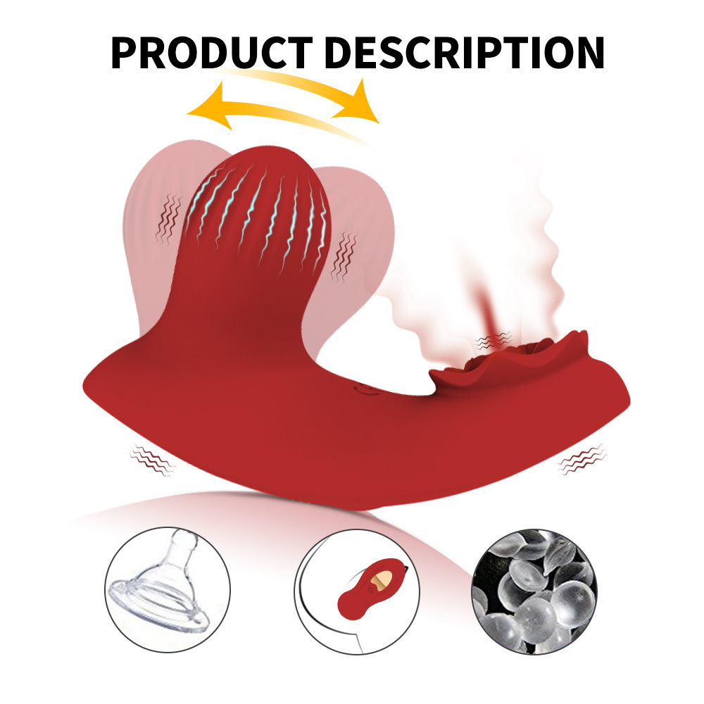 Wiggling Rabbit Vibrator G Spot Dildo Massager Remote Control Sex Toys For Women