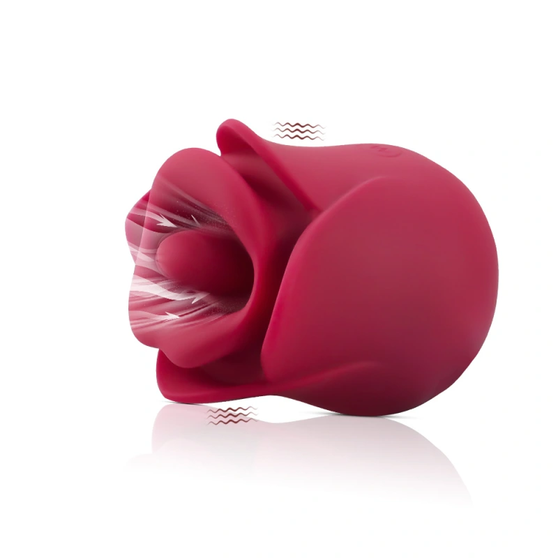Rose 10-speed Sucking Vibrator G-spot Dildo Clit Sucker for Women Sex Toys Gift