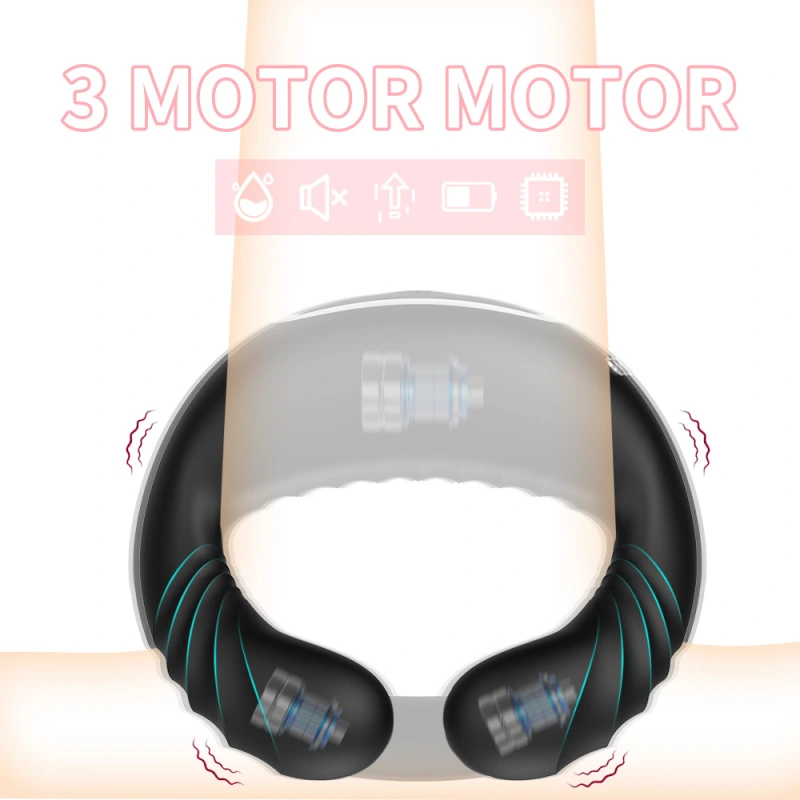 Men Penis Cock Ring Vibrator G-spot Dildo Massager Sex-Toy For Women-Couples US
