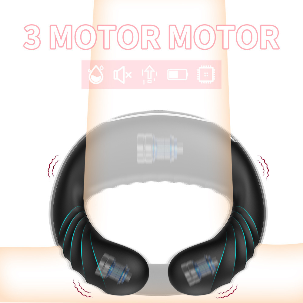 Men Penis Cock Ring Vibrator G-spot Dildo Massager Sex-Toy For Women-Couples US