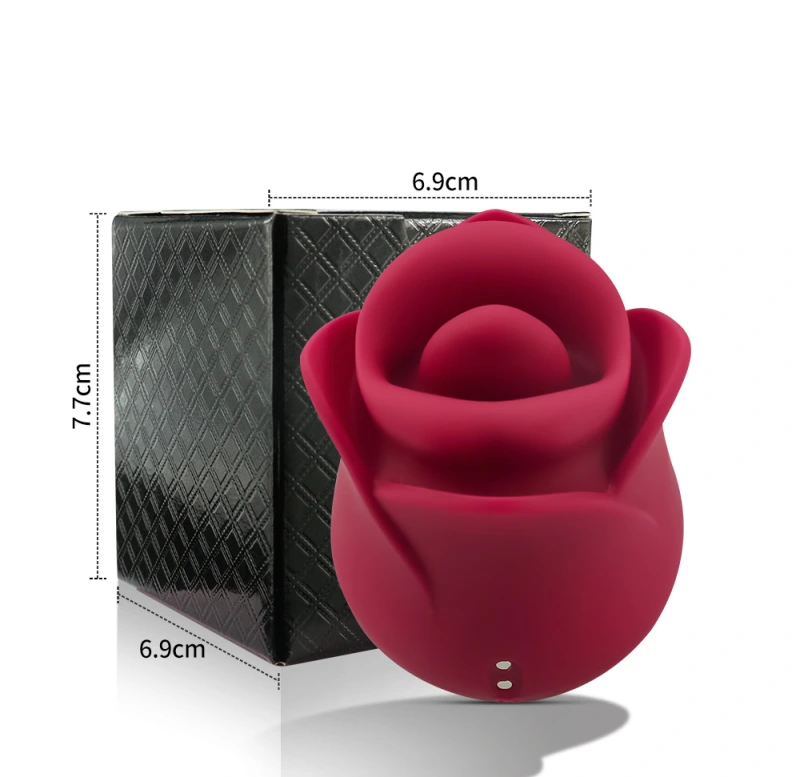 Rose 10-speed Sucking Vibrator G-spot Dildo Clit Sucker for Women Sex Toys Gift
