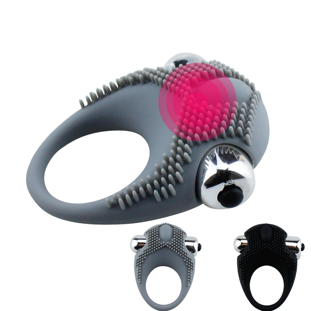 Silicone Vibrating Vibrating Cock Ring Stay Hard Penis Enhancer Sex Toy for Men