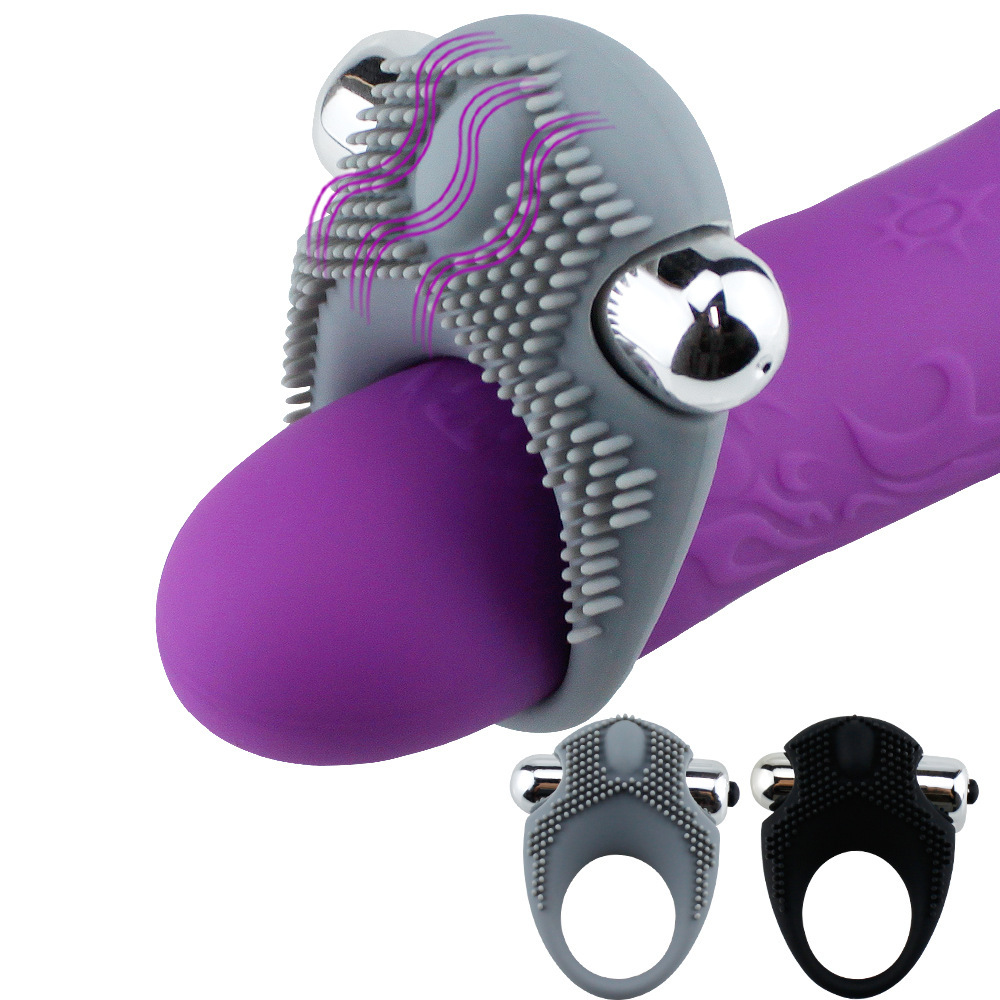Silicone Vibrating Vibrating Cock Ring Stay Hard Penis Enhancer Sex Toy for Men