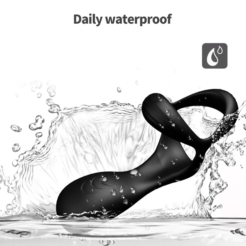 Vibrating Penis Cock Ring Delay Vibrator Clit Stimulator Couple Sex Toys for Men