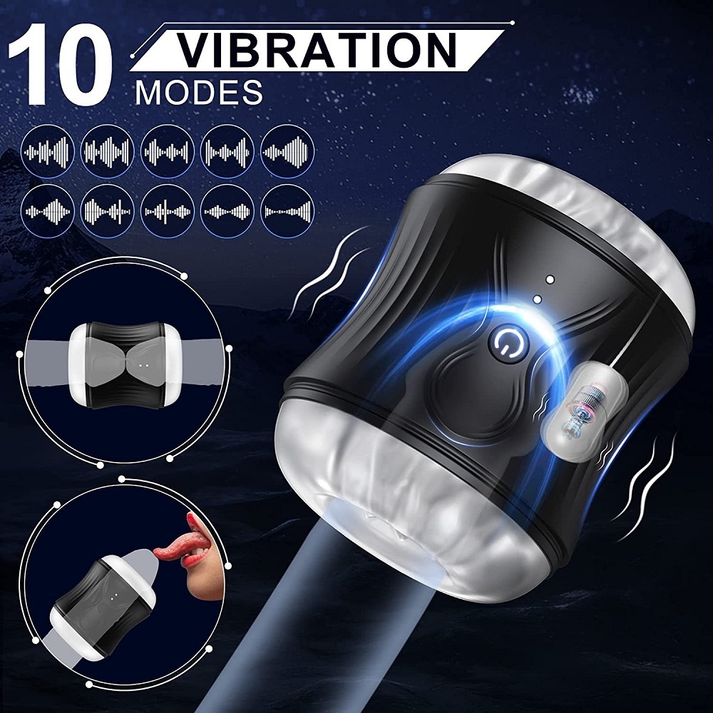 Male Masturbaters Cup Telescopic Pocket Pussy Stroker Sucking for Man Lubricants