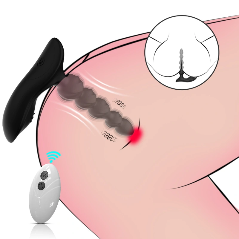 Vibrating Prostate Massager Anal Butt Plug G-spot Dildo Remote Vibrator Sex Toys