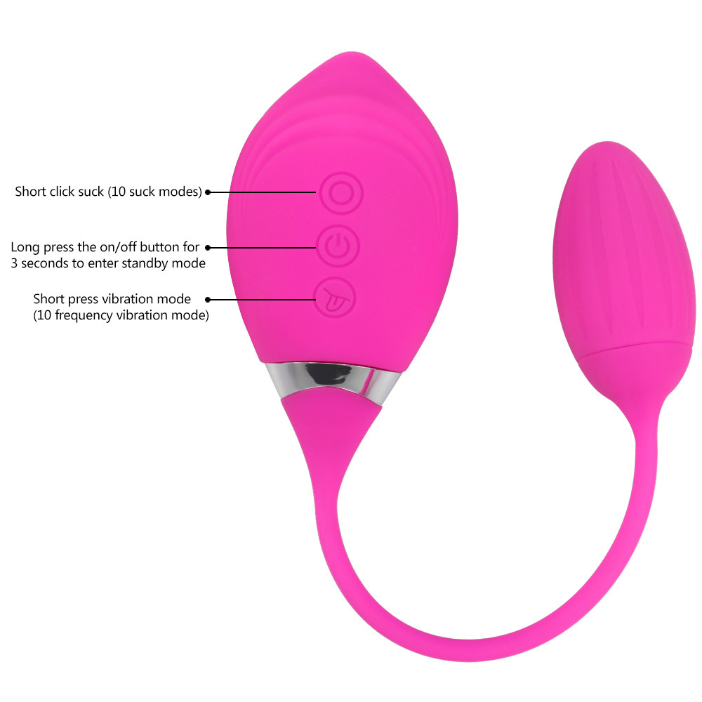 Vibrating Sucking Duck Clit G-spot Egg Bullet Vibrator Female Sex Toys