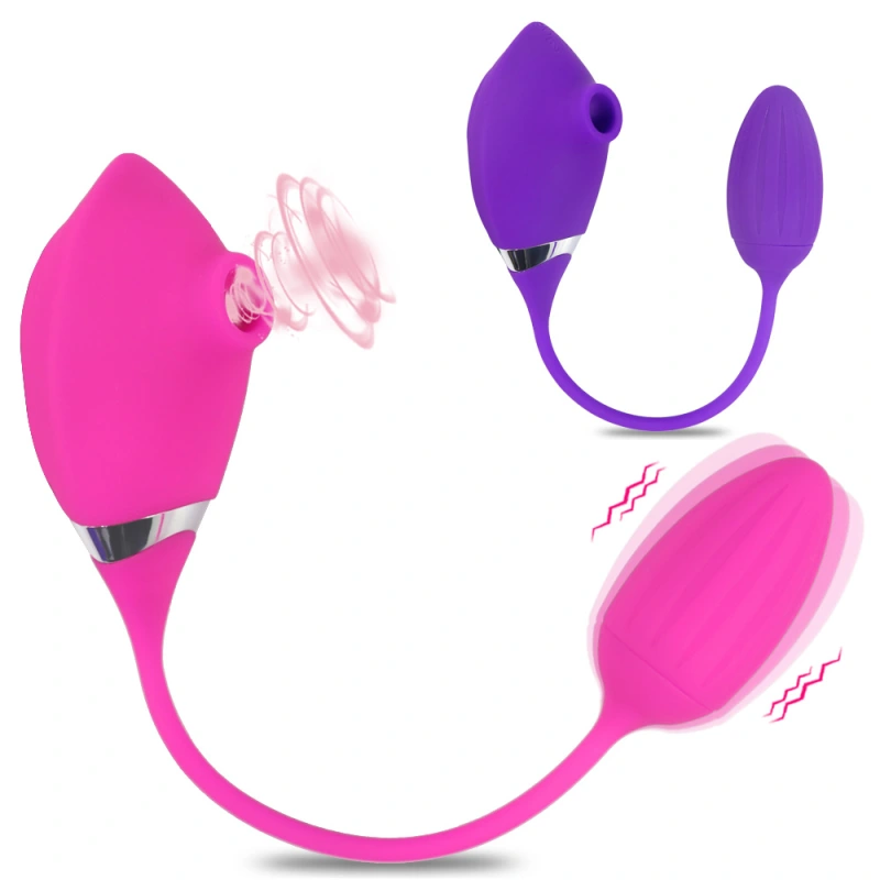 Vibrating Sucking Duck Clit G-spot Egg Bullet Vibrator Female Sex Toys