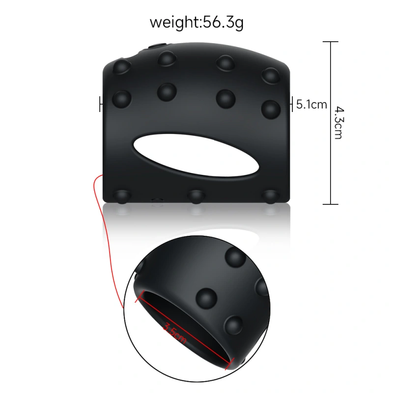 Vibrating Penis Cock Ring Clit G-spot Stimulator Couple Dildo Sex Toys for Men