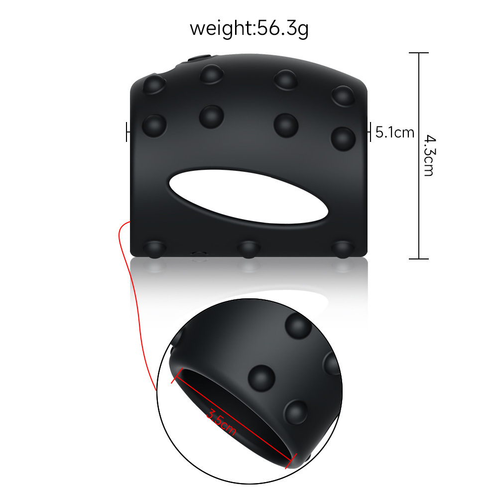 Vibrating Penis Cock Ring Clit G-spot Stimulator Couple Dildo Sex Toys for Men