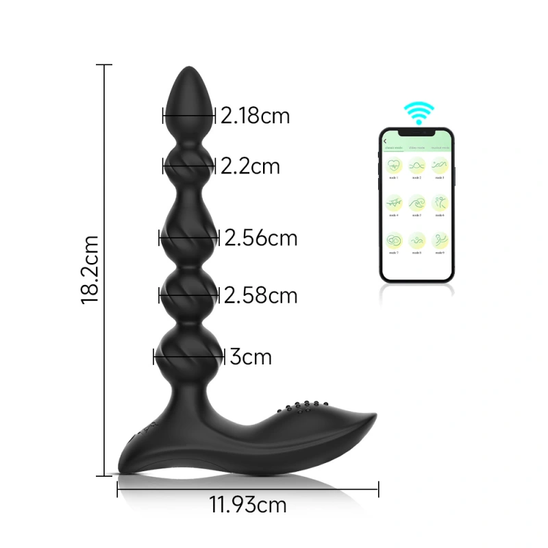 Vibrating Prostate Massager Anal Butt Plug G-spot Dildo Remote Vibrator Sex Toys