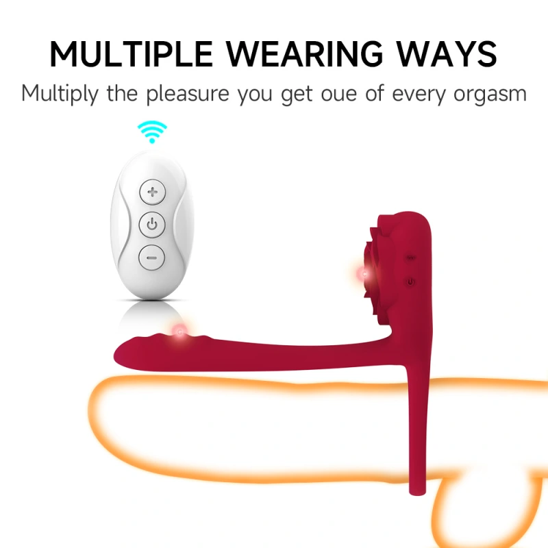Penis Cock Ring Vibrator G-spot Dildo Massager Sex Toys For Women Men Couples Ss