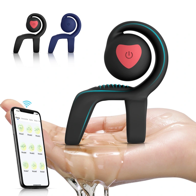 Men Penis Cock Ring Vibrator G-spot Dildo Massager Sex Toys For Women Couple